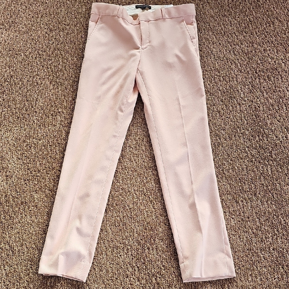 Banana Republic Blush Pink Tailored Pants. 4